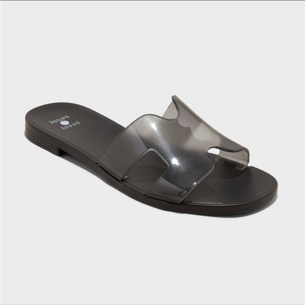 NWT SHADE AND SHORE jelly slide sandals